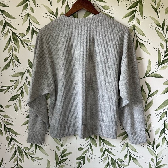 Haven Well Within Lightweight Crewneck Sweater. Small. Gray. NWT. - Picture 4 of 9
